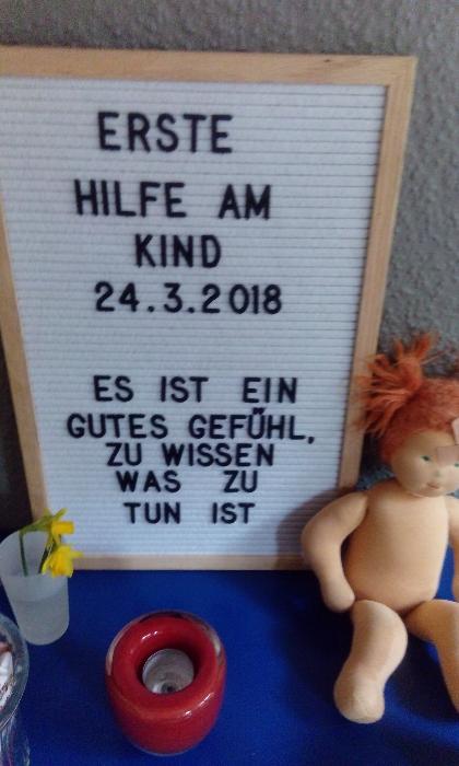 Erste Hilfe am Kind - Hebammenpraxis Hannover-Südstadt